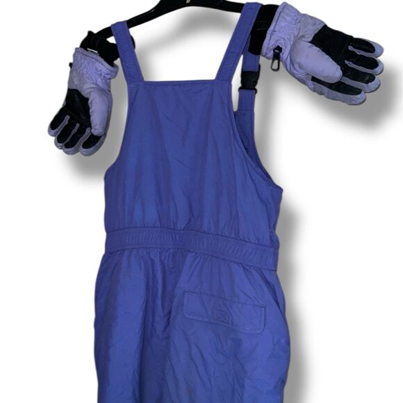 L.L. Kids by L.L. Bean Vintage y2k Snowsuit and Matching Gloves - Picture 9 of 12